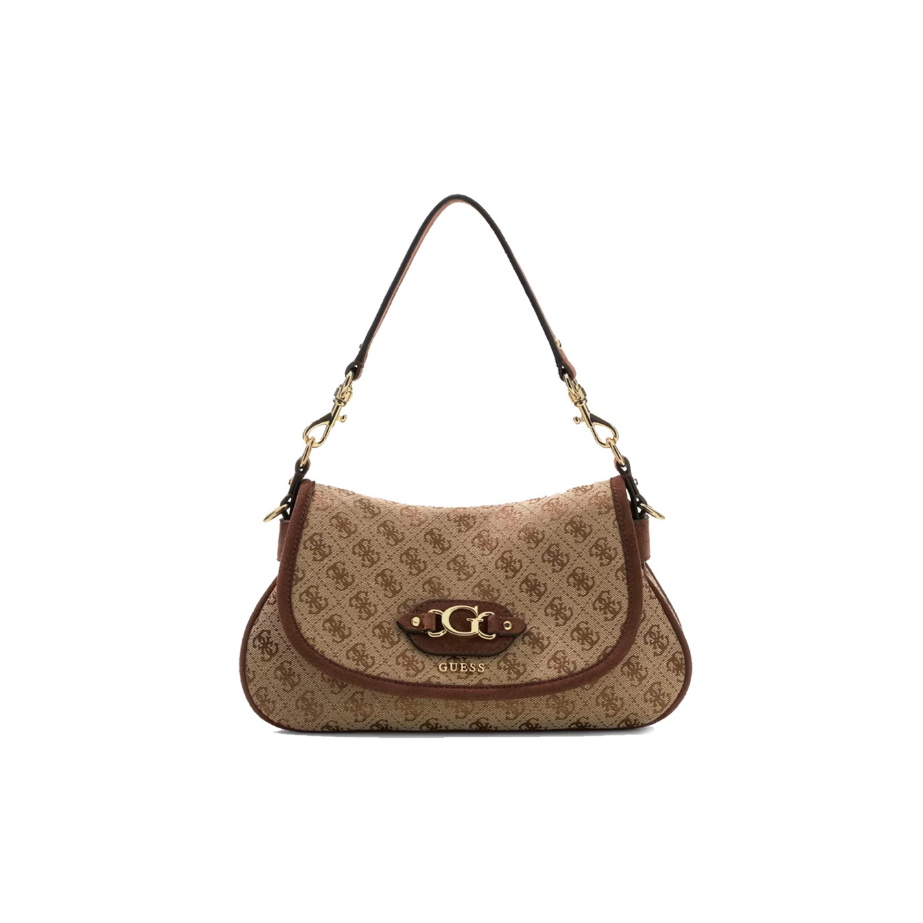 Guess Samantha Sac Bandoulière Porté Epaule LGW Marron Multi