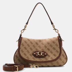 Guess Samantha Shoulder Bag Worn Shoulder LGW Brown Multi