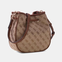 Guess Samantha Mini Sac Seau LGW Marron Multi dos