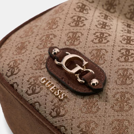 Guess Samantha Mini Sac Seau LGW Marron Multi details