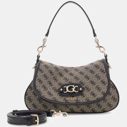 Guess Samantha Sac Bandoulière Porté Epaule BLO Noir Multi face 2