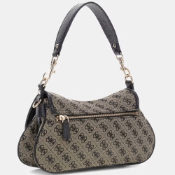 Guess Samantha Sac Bandoulière Porté Epaule BLO Noir Multi dos