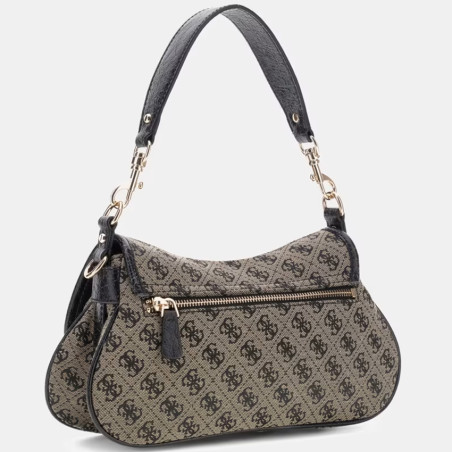 Guess Samantha Shoulder Bag Worn Shoulder BLO Black Multi