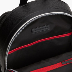 Tommy Hilfiger TH Central Sac A Dos Arrondi Finition Grainée Bds Black