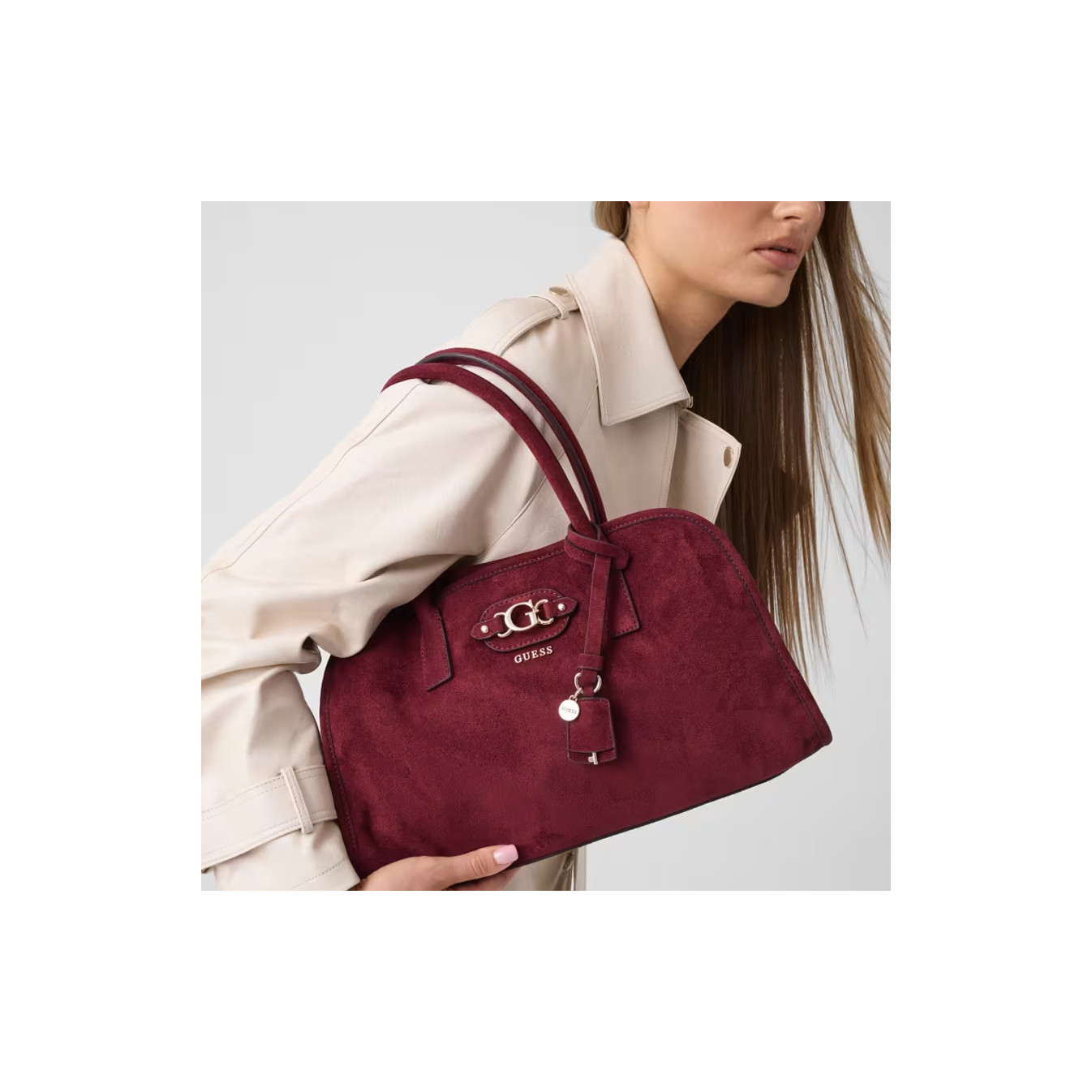 Guess Samantha Handbag MER Red