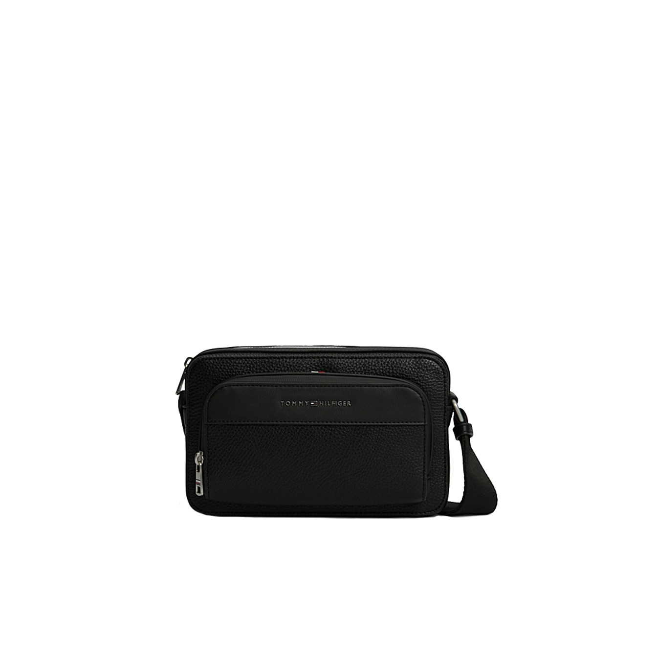 Tommy Hilfiger TH Central Sac Reporter Finition Grainée Bds Black