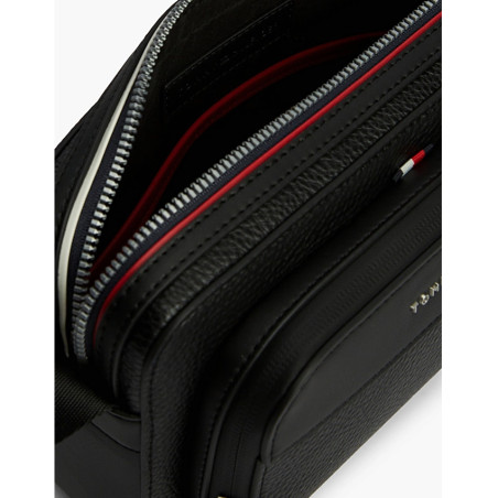 Tommy Hilfiger TH Central Sac Reporter Finition Grainée Bds Black