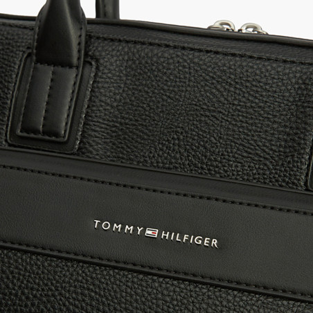 Tommy Hilfiger TH Central Sacoche Pour Ordinateur Finition Grainée ...