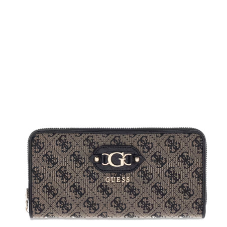 Guess Samantha Portefeuille Tout En Un BLO Noir Multi
