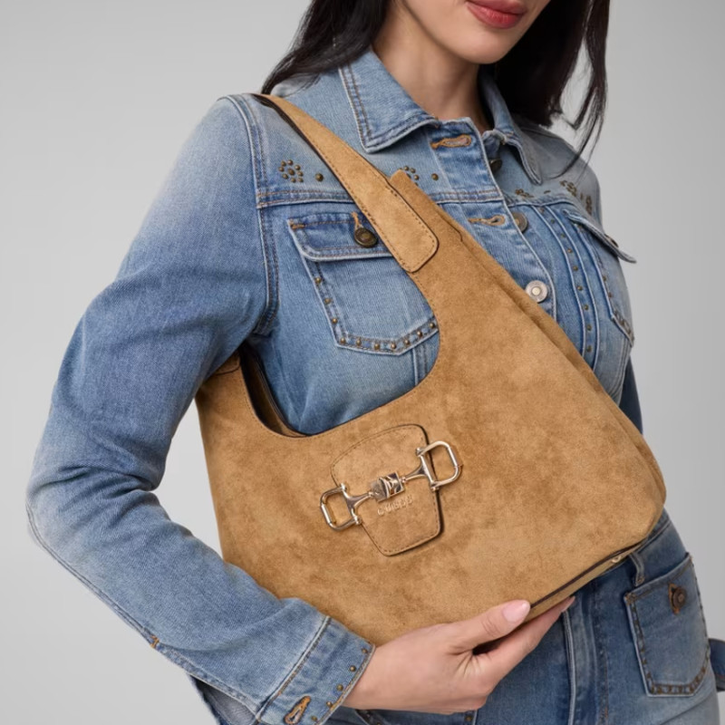Guess Sunset Hobo Bag Tan