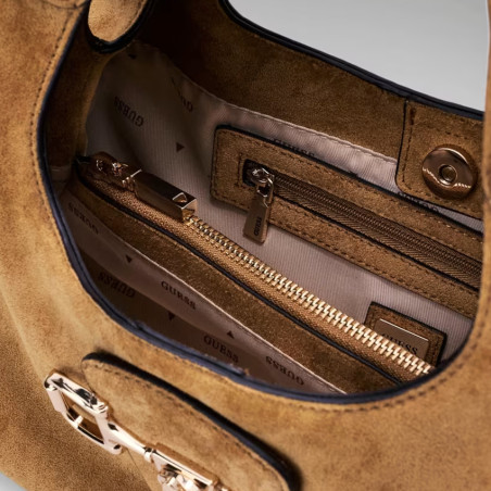 Guess Sunset Hobo Bag Tan