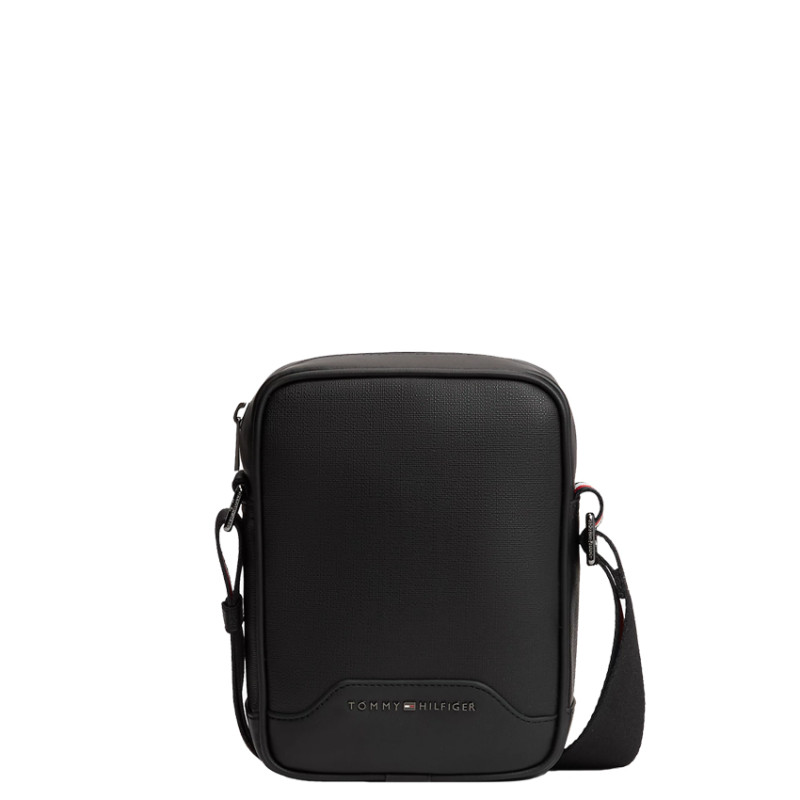 Tommy Hilfiger TH Textured Crossbody Bag Textured Canvas Finish Bds...