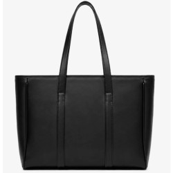 Chabrand Anna Sac Shopping Effet Cuir Lisse Noir dos