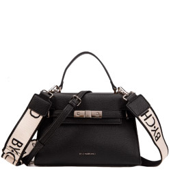 Chabrand By Chabrand Louise Handbag Grainy Effect 12025 Black