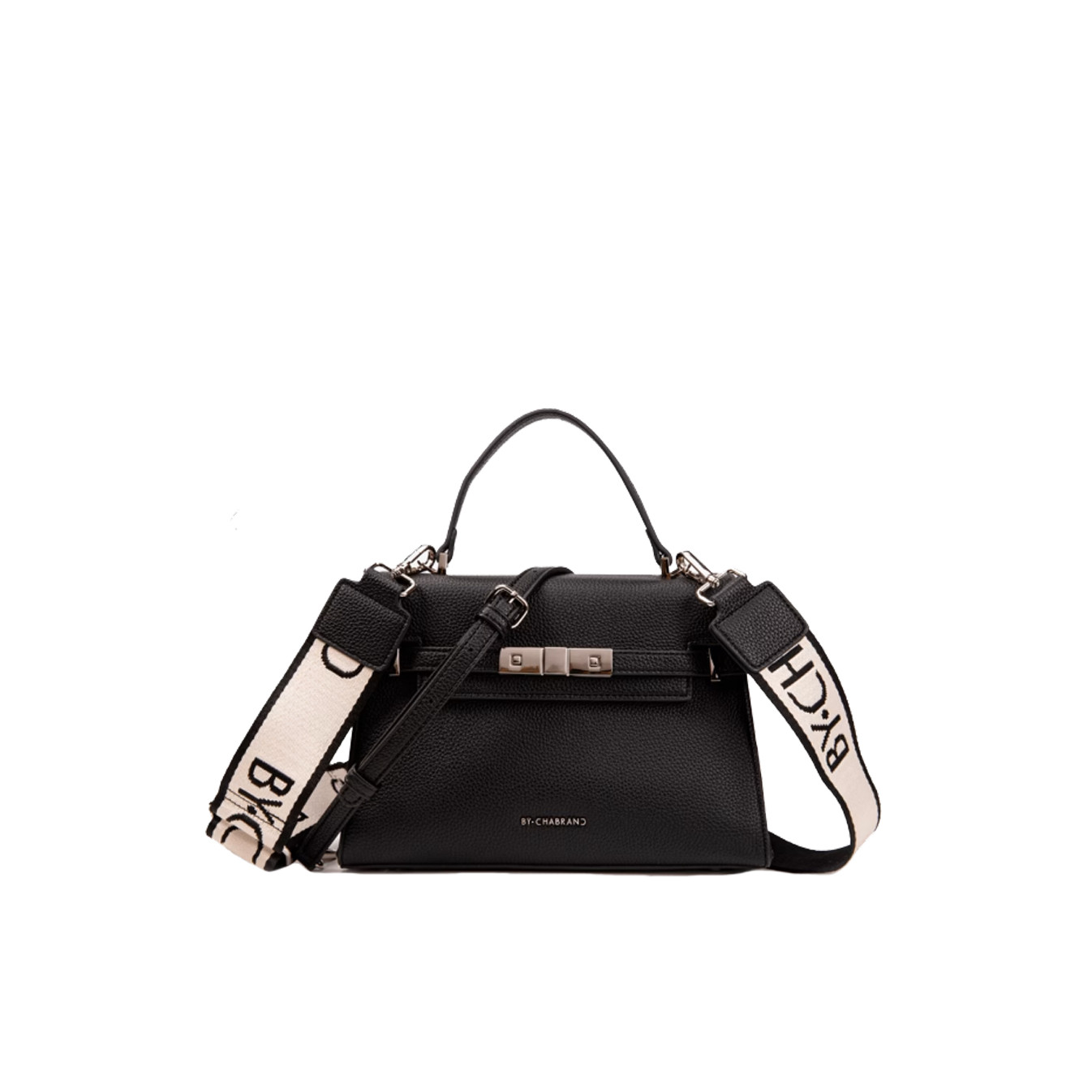 Chabrand By Chabrand Louise Handbag Grainy Effect 12025 Black