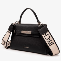 Chabrand By Chabrand Louise Sac Porté Main Effet Grainé Noir