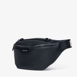 Chabrand By Chabrand Louise Banana Bag Grainy Effect 12030 Black