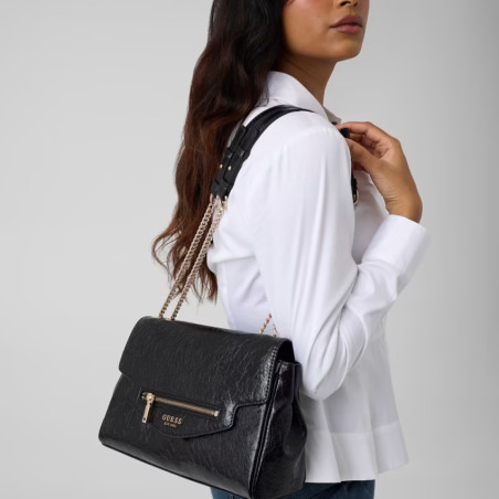 Guess Antonia Sac A Bandoulière Black porté