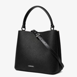 Chabrand By Chabrand Mathilde Bucket Bag Grainy Effect 12417 Black