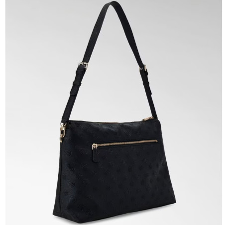 Guess Blake Shoulder Bag Black Logo (Pre-owned)