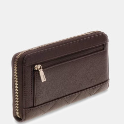 Guess Frances All-in-One Maxi Wallet Brown