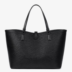 Chabrand By Chabrand Maya Grand Sac Shopping Effet Grainé Noir dos