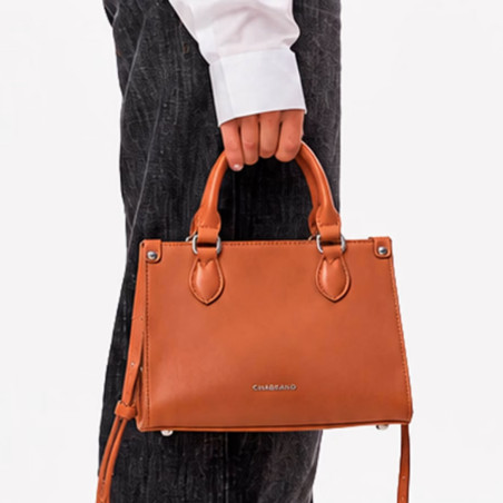 Chabrand By-Chabrand Anna Petit Sac A Main 12724 Orange porté