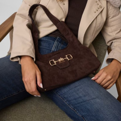 Guess Sunset Sac Hobo Tan ESP Marron Foncé