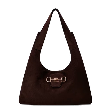 Guess Sunset Maxi Hobo Bag ESP Dark Brown
