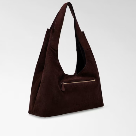 Guess Sunset Maxi Hobo Bag ESP Dark Brown