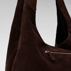 Guess Sunset Maxi Hobo Bag ESP Dark Brown