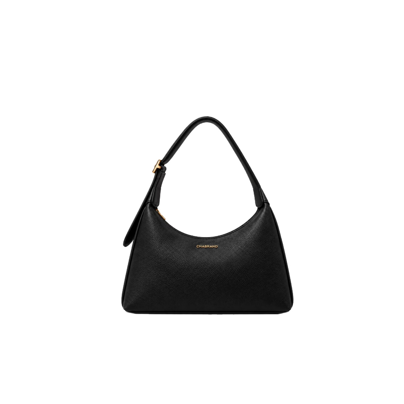 Chabrand By-Chabrand Maya Shoulder Bag Grainy Effect 13722 Black