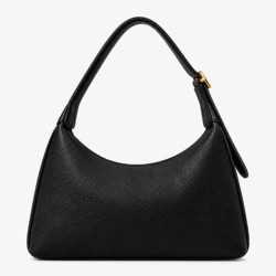 Chabrand By-Chabrand Maya Shoulder Bag Grainy Effect 13722 Black