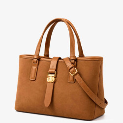 Chabrand By Chabrand Maya Shopping Bag Nubuck Effect 13724 Camel