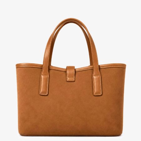 Chabrand By Chabrand Maya Shopping Bag Nubuck Effect 13724 Camel