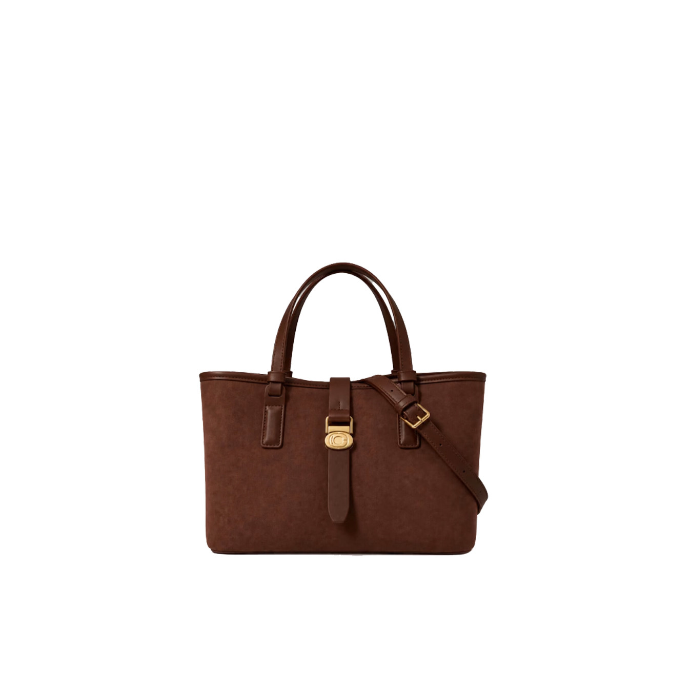Chabrand By Chabrand Maya Shopping Bag Nubuck Effect 13724 Brown