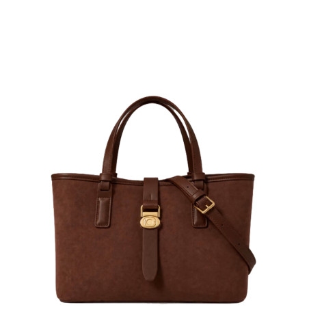 Chabrand By Chabrand Maya Shopping Bag Nubuck Effect 13724 Brown