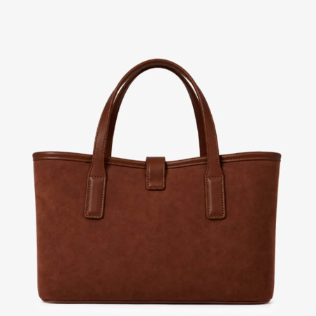 Chabrand By Chabrand Maya Shopping Bag Nubuck Effect 13724 Brown
