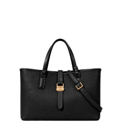 Chabrand By Chabrand Maya Shopping Bag Grainy Effect 13724 Black