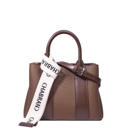 Chabrand Petit Sac à main La Fidèle Toile Canva Margaux 12624 Marron