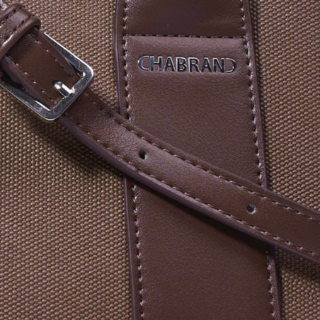 Chabrand Petit Sac à main La Fidèle Toile Canva Margaux 12624 Marron près