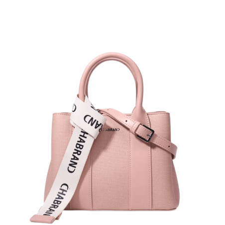 Chabrand Petit Sac à main La Fidèle Toile Canva Margaux 12624 Rose