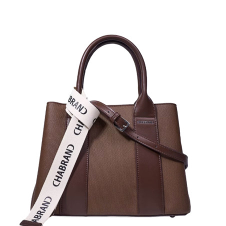 Chabrand Sac A main La Fidèle Toile Canva Margaux 12625 Marron