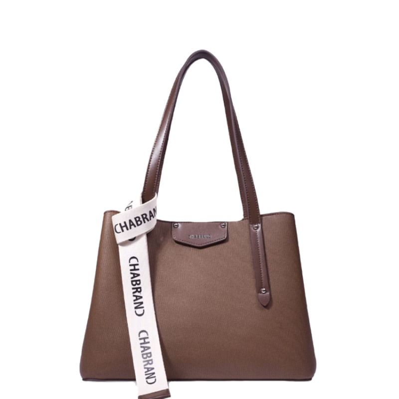 Chabrand Margaux Sac Porté Epaule Toile Canva 11614 Marron