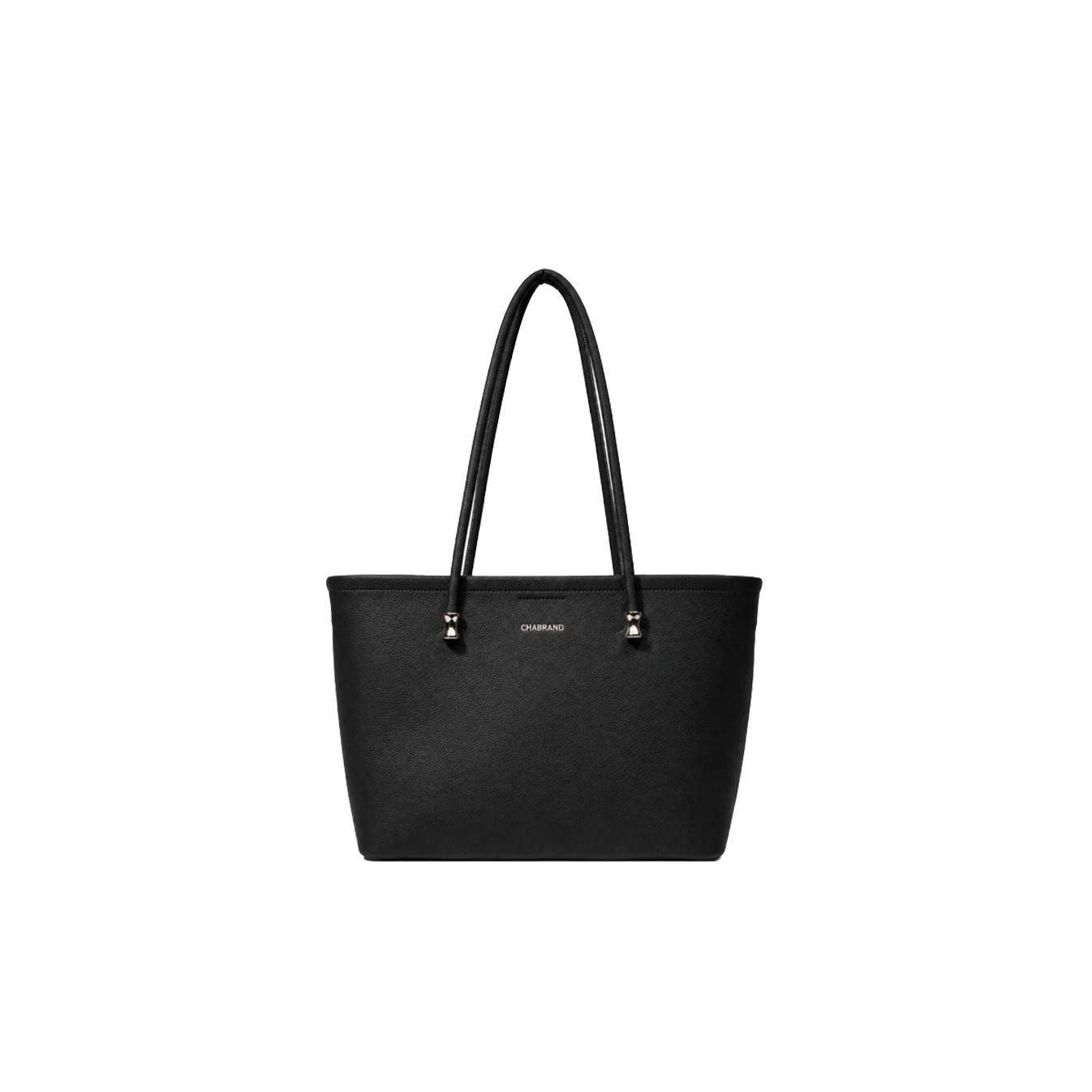 Chabrand Mathilde Sac Shopping Effet Cuir Grainé 12411 Noir