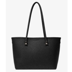 Chabrand Mathilde Sac Shopping Effet Cuir Grainé 12411 Noir dos