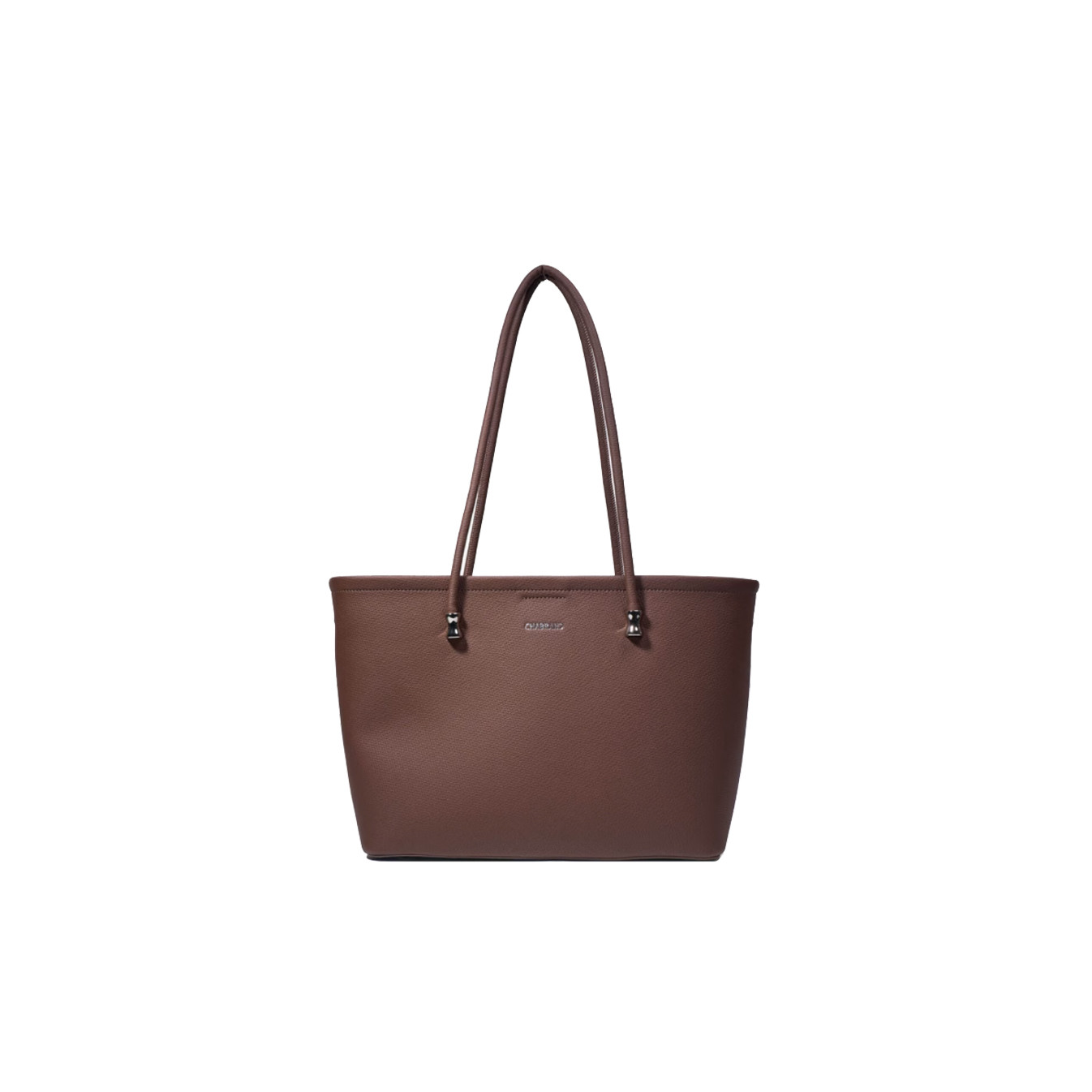 Chabrand Mathilde Sac Shopping Effet Cuir Grainé 12411 Marron Foncé