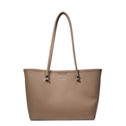 Chabrand Mathilde Sac Shopping Effet Cuir Grainé 12411 Marron Clair