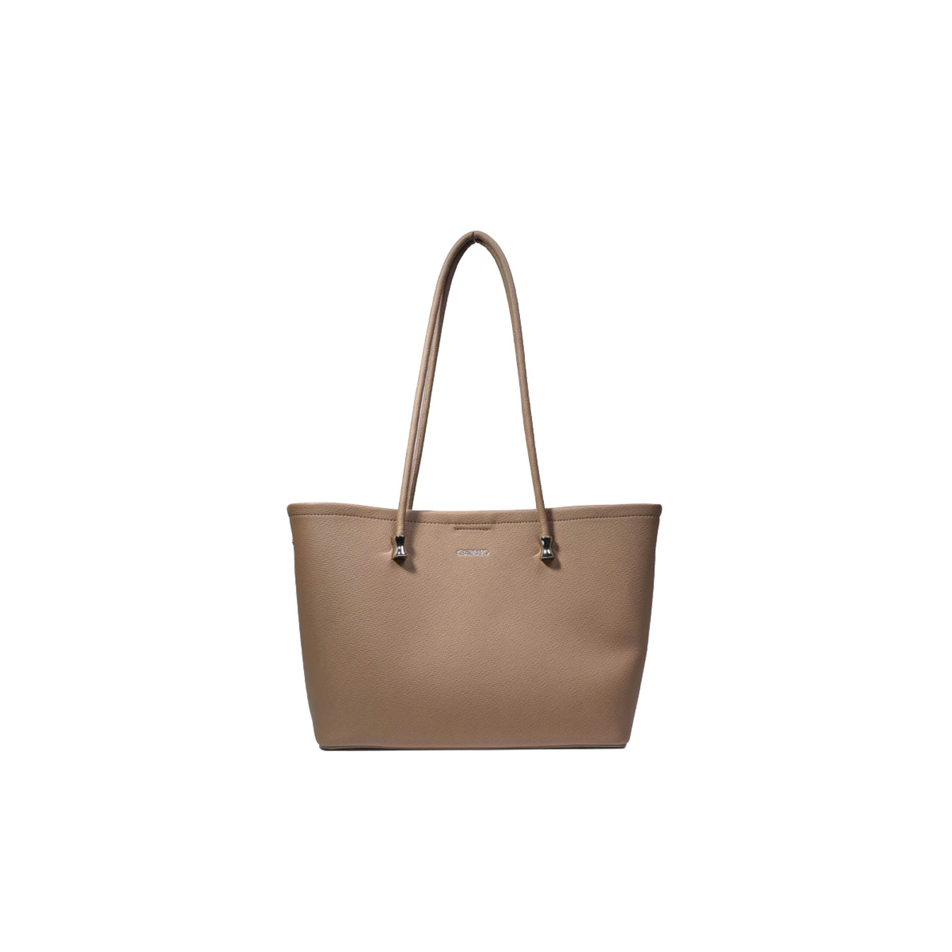 Chabrand Mathilde Sac Shopping Effet Cuir Grainé 12411 Marron Clair