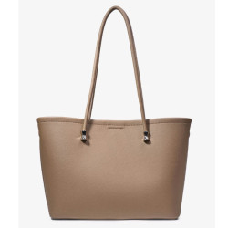 Chabrand Mathilde Sac Shopping Effet Cuir Grainé 12411 Marron Clair dos